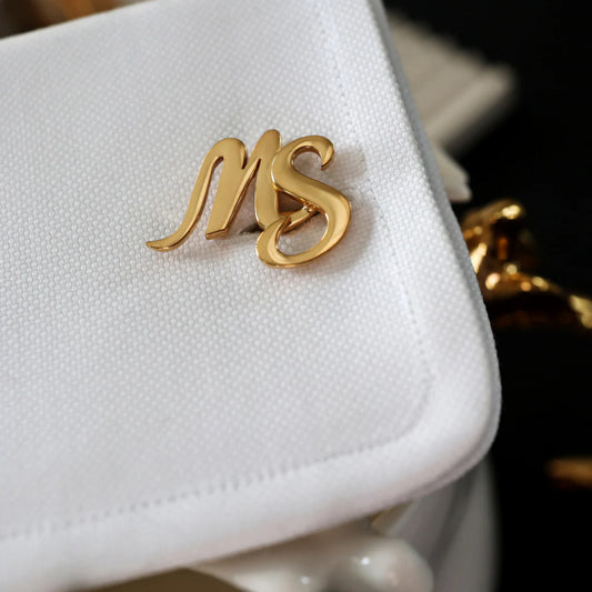 Elegant Initials Cufflinks