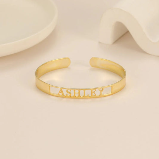 Custom Name Cuff Personalized Bracelet Bangle