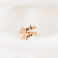 Adjustable Couple Name Ring Customized