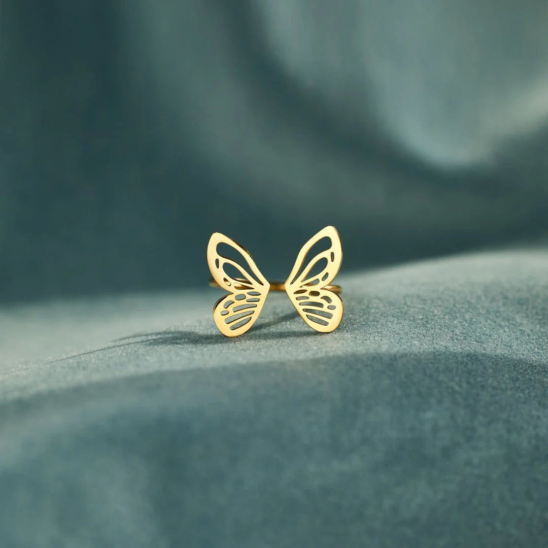 Dainty Butterfly Ring