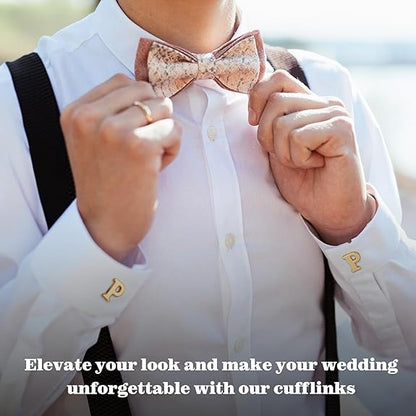 Elegant Letter Cufflinks