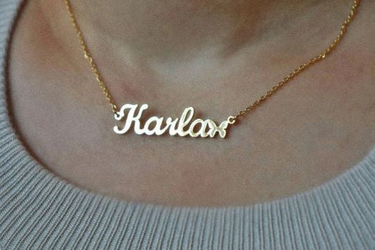 Customize Name Necklace with Beauty Butterfly