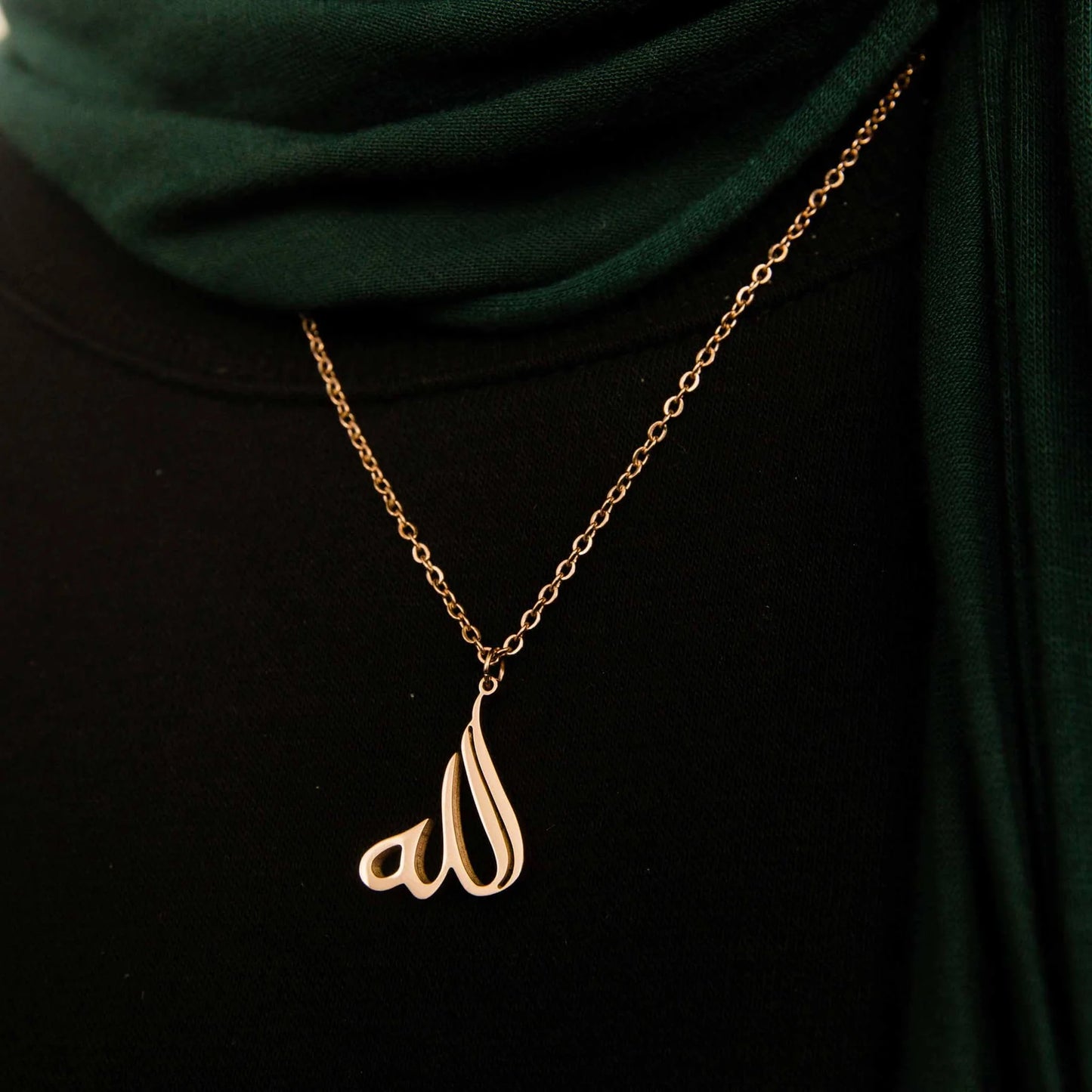 Allah Calligraphy Necklace