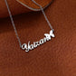Customize Name Necklace with Beauty Butterfly