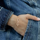 Infinity Nameplate Bracelet