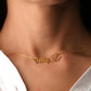 Personalized Name Necklace with Heart Accent