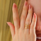 Custom Adjustable Couple Name Ring